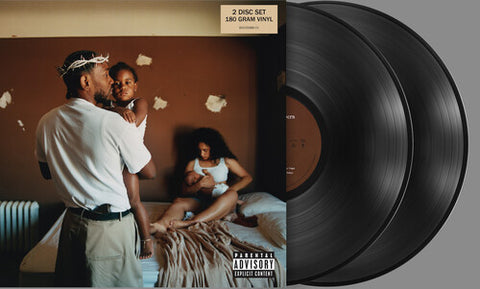 Kendrick Lamar - Mr. Morale & The Big Steppers album cover and double black vinyl.