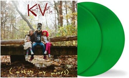 Kurt Vile - Watch My Moves album cover with 2 green vinyl records