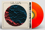 La Luz self titled album cover with orange colored vinyl record