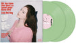 Lana Del Rey - Did You Know That There's a Tunnel Under Ocean Blvd alternative art album cover with 2 light green vinyl records