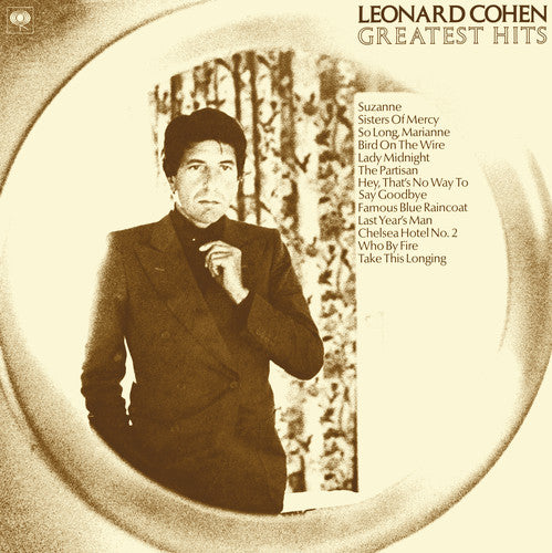 Leonard Cohen - Greatest Hits album cover.