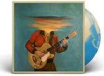 Lord Huron - Long Lost album cover with custard and blue swirl vinyl record