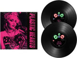 Miley Cyrus - Plastic Hearts album cover with 2 black vinyl records