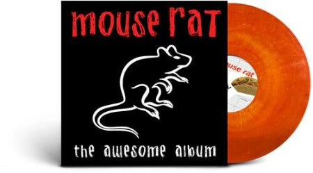 Mouse Rat - The Awesome Album album cover with orange colored vinyl record