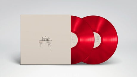 Of Monsters & Men - My Head is an Animal album cover and two red vinyls.