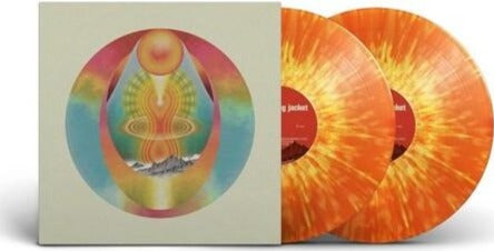 My Morning Jacket - Self titled album cover with 2 orange and yellow splatter vinyl records