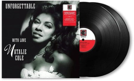 Natalie Cole - Unforgettable...With Love album cover with 2 black vinyl records