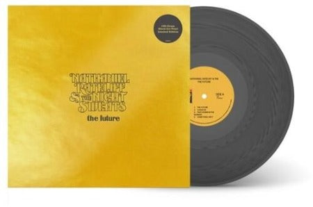 Nathaniel Rateliff and the Night Sweats - The Future album cover with black ice colored vinyl record