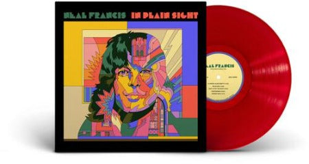 Neal Francis - In Plain Sight album cover with red colored vinyl record