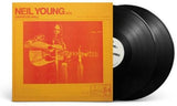 Neil Young - Carnegie Hall 1970 album cover with 2 black vinyl records