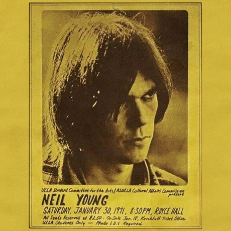 Neil Young - Royce Hall 1971 album cover.