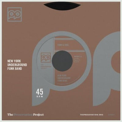 New York Underground Funk Band - Funk & Soul 7 inch vinyl cover and label