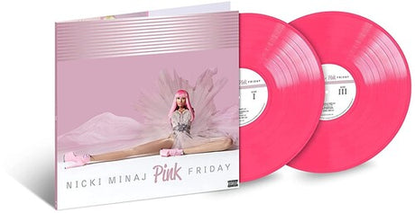 Nicki Minaj - Pink Friday album cover with 2 pink vinyl records