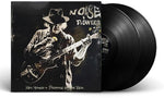 Neil Young - Noise And Flowers album cover and 2 black vinyl.