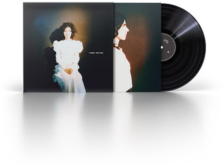 PJ Harvey - White Chalk album cover with black vinyl.