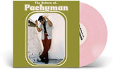The Return of Pachyman album cover with pink vinyl record