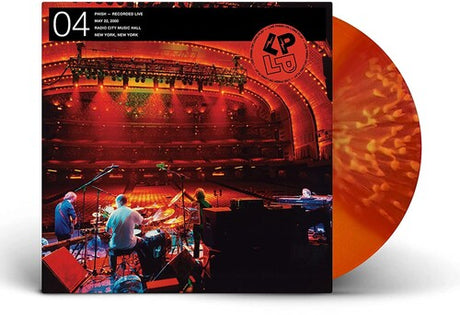 Phish - LP On LP 04 (Ghost 5/ 22/ 00) album cover and orange splatter vinyl.