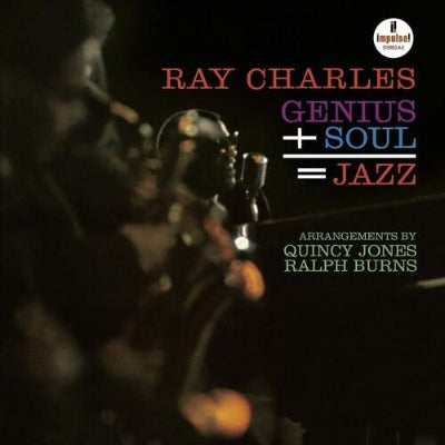 Ray Charles - Genius plus soul equals jazz album cover