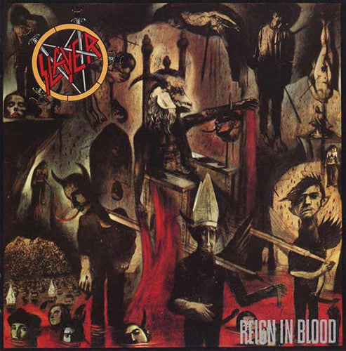 Slayer - Reign in Blood album cover.