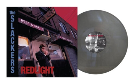 The Slackers - Redlight album cover with silver colored vinyl record