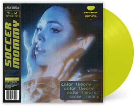 Soccer Mommy - Color Theory album cover with yellow vinyl record
