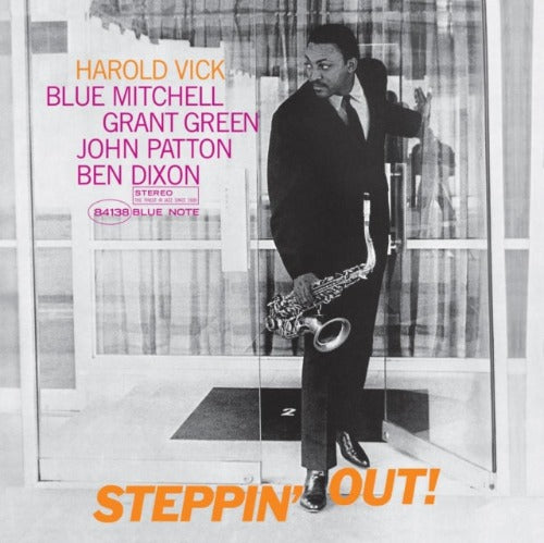 Harold Vick - Steppin' Out album cover.