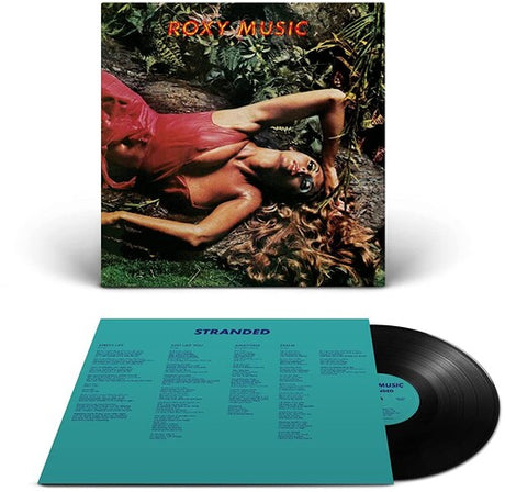 Roxy Music  - Stranded album cover and black vinyl.