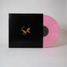 Sylvan Esso self titled album cover with pink vinyl record