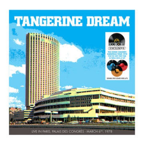 Tangerine Dream - Live in Paris, Palais Des Congres album cover. 