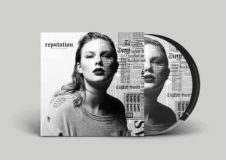 Taylor Swift - Reputation album cover with picture disc vinyl
