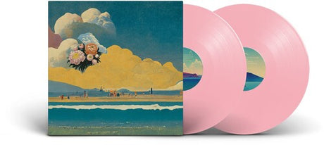 Temples - Exotico album cover and 2 pink vinyl. 