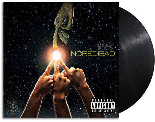 The Lonely Island - Incredibad album cover with black vinyl. 