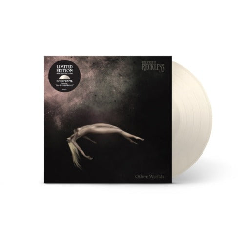 The Pretty Reckless - Other Worlds album cover with bone-colored vinyl record