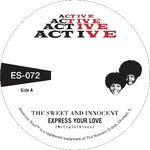 The Sweet & Innocent - Cry Love 7" single label image