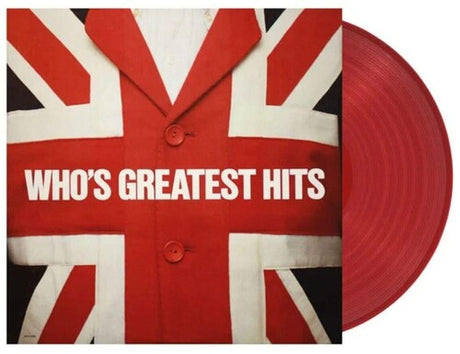The Who - Greatest Hits album cover and red vinyl.