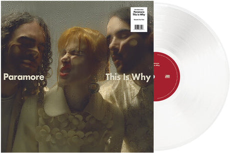 Paramore - This Is Why album cover and clear vinyl record