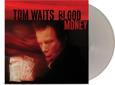 Tom Waits - Blood Money album cover and silver vinyl.