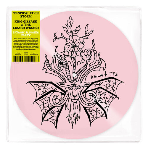 Tropical Fuck Storm & King Gizzard and the Lizard Wizard - Satanic Slumber Party pink vinyl record