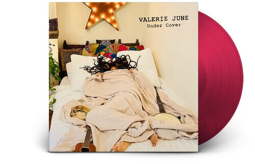 Valerie June - Under Cover album cover and magenta red vinyl.