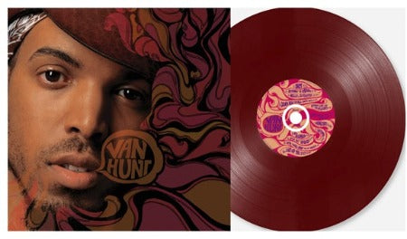 Van Hunt self-titled album cover with maroon colored vinyl record