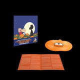 Vince Guaraldi - It's The Great Pumpkin, Charlie Brown vinyl shaped as an orange pumpkin, shown with liner notes and album cover