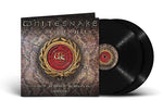 Whitesnake - Greatest Hits album cover and 2 black vinyl.