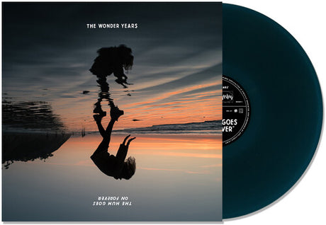 The Wonder Years - The Hum Goes On Forever album cover and blue vinyl.
