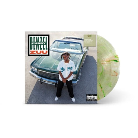 Denzel Curry - ZUU album cover with Red & Green Speckled Vinyl,