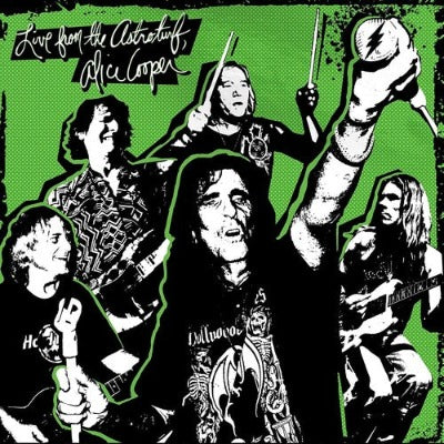 Alice Cooper Live From the Astroturf Album Cover