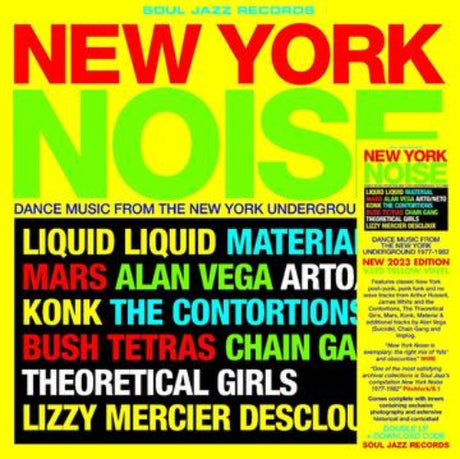 Soul Jazz Records Presents New York Noise - Dance Music From The New York Underground 1978-82 Album COver