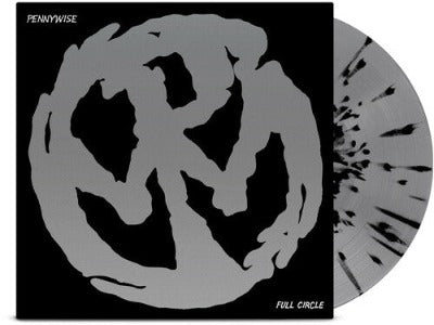 Pennywise Full Circle Album Cover and Limited silver with black splatter colored vinyl 