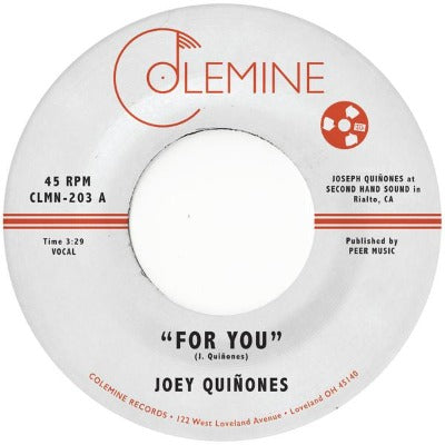 Joey Quinones For You 7" Vinyl