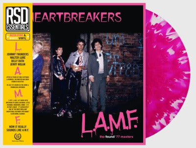 Heartbreakers L.A.M.F. - The Found ‘77 Masters Album Cover & RSD Essential Neon Pink & White Vinyl
