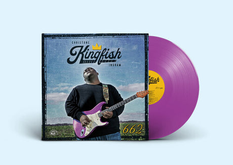 Christone "Kingfish" Ingram - 662 album cover and purple vinyl.